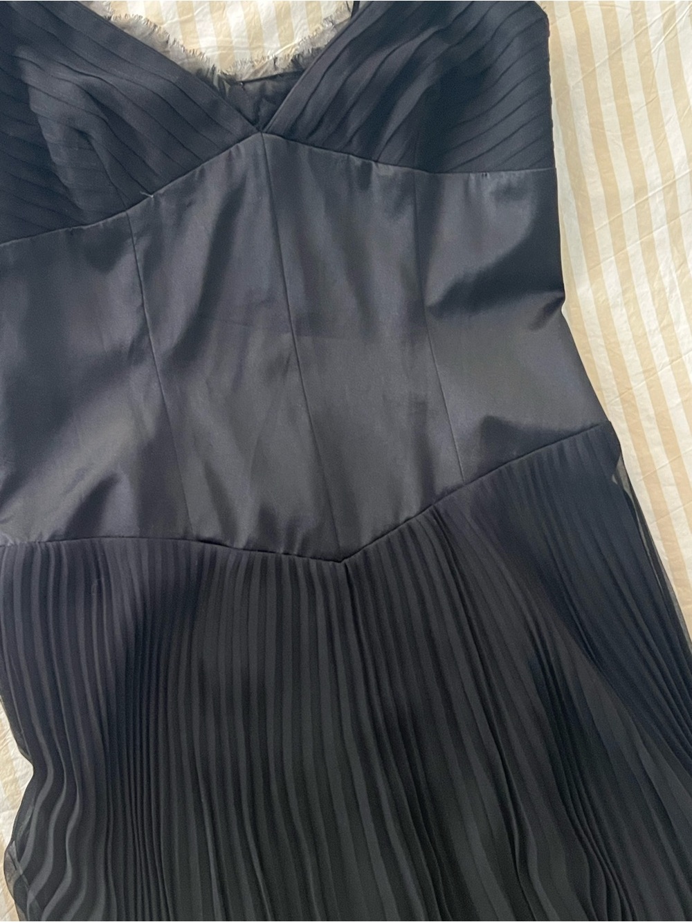 Laundry Black Pleated Dress - Picture 3 of 8